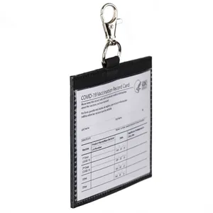 Leather Vaccine Card Wallet