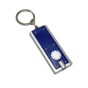 Rectangular flashlight key chain promotional gift