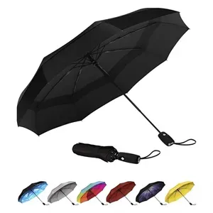 10 bone automatic folding umbrella customized handle shade