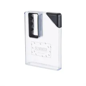 22 OZ Clear Notebook Tote Sport Water Bottle