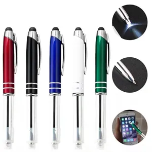 3 In 1 Stylus/Light Metal Pen