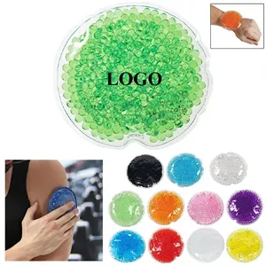 4" Round Aqua Pearl Hot/Cold Gel Pack