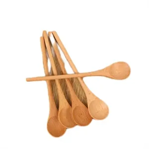 7.48" x 1.18" Wooden Seasoning Stirring Spoons