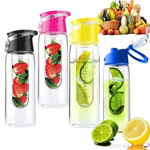 800ML Fruit Fuzer Infusing Infuser Water Bottle