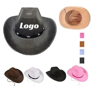 Adult Western Felt Cowboy Hat
