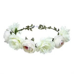 Boho Floral Garland Crown