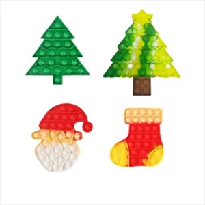Christmas Push Pop Bubble Sensory Fidget Toy
