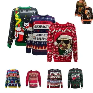 Christmas Valentine's knitted sweater custom holiday gift