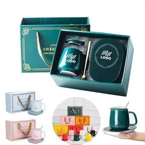 Coffee Mug Warmer Set With Gift Box