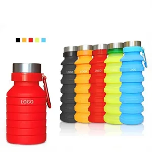 Collapsible Water Bottle BPA Free Sports Travel Portable