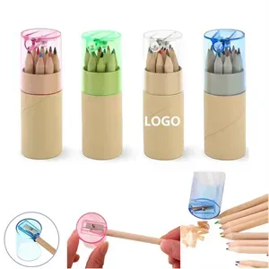 Colored Pencil With Sharpener Set