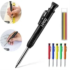Construction Pencils with Built-in Sharpener