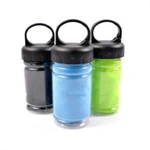Cooling Towel in Hand Bottle