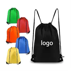 Drawstring sports backpack