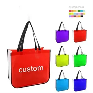 Extra Large Laminated Shopping Tote Bag