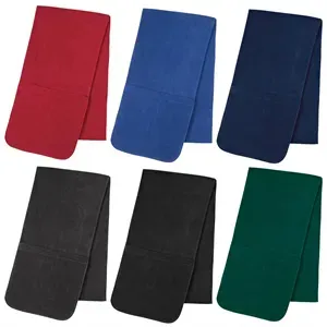Fleece Scarf With Pockets