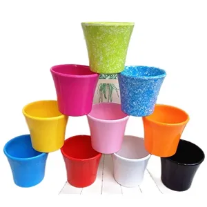 Flower Melamine Plant Pots