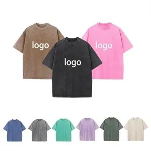 Heavy vintage wash T-shirt cotton