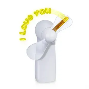 LED Portable Luminous Hand-held Mini Fan