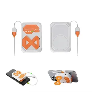 Magnetic mobile power charging bank  phone stand