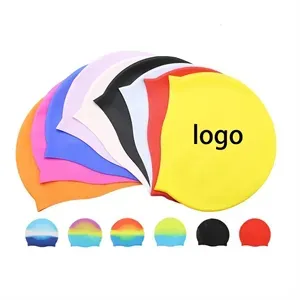 Non-slip silicone swim cap waterproof