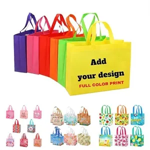 Non-woven Halloween Christmas laminated Tote bag