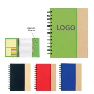 Notepad With Pen In Holder And Sticky Notes