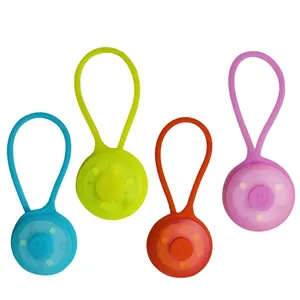 Outdoor Sports Silicone LED Warning Backpack Light