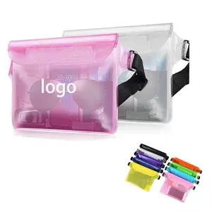 Outdoor beach phone waterproof bag and belt