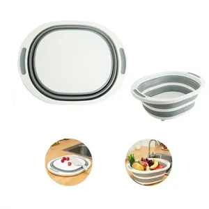 Oval Foldable Multifunction Cutting Board
