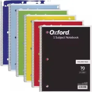 Oxford Spiral Notebook