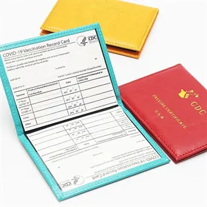 PU CDC Vaccination Card Protector 4 X 3 in
