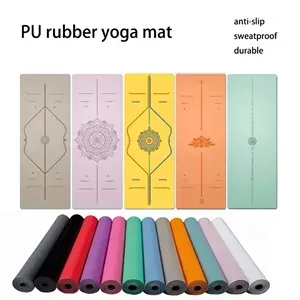 PU rubber yoga mat non-slip thickening