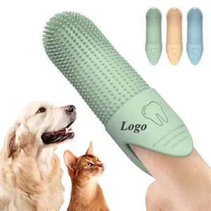 Pet Silicone Fingertip Toothbrush Teeth Care Finger Cots
