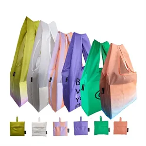 Polyester creative folding shopping gift bag