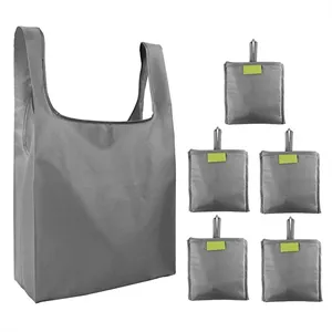 Portable Oxford folding tote shopping bag