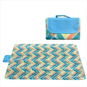 Portable Plaid Picnic Blanket