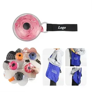 Portable Telescopic Rotating Foldable  Shopping Bag
