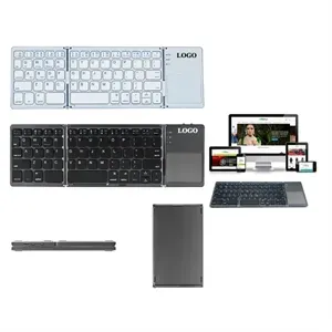 Portable Wireless Folding Bluetooth Keyboard with Touchpad