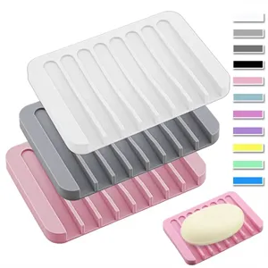 Pure Color Silicone Soap Dish