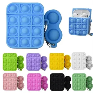 Push Pop Bubble Fidget Sensory Toy for Earphone Case