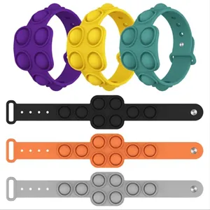 Push Pops Bubble Sensory Fidget Bracelet Toys Stress Relief