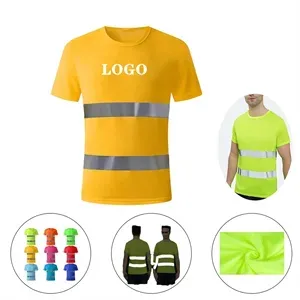 Round Neck Reflective Safe T-shirt