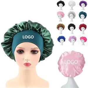 Sateen Cloth Hair Care Sleeping Bonnet Cap