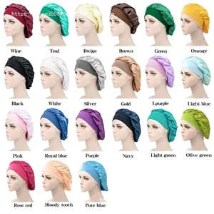 Satin Silky Bonnet Sleep Cap