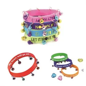 Silicone Bracelet With 8 Bells