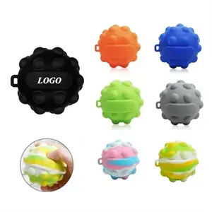 Silicone Push Bobble Fidget Stress Relief Ball