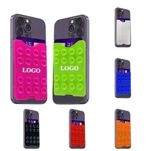 Silicone Suction Cup Phone Card Holder