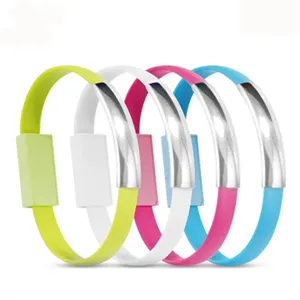 Silicone Wearable Data Cable Bracelet Wristband