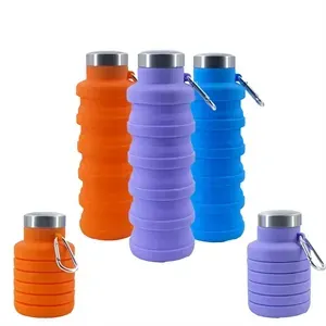 Silicone foldable water bottle